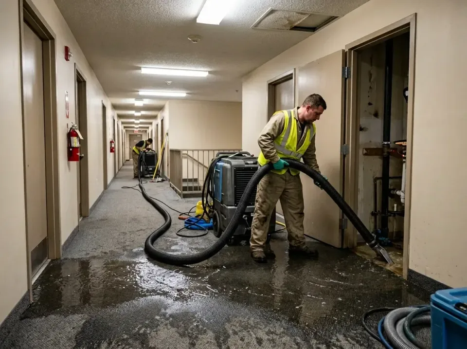 multi-unit-apartment-hallway-f-005 — frequently asked questions, Emergency Burst Pipe Water Extraction & Removal in Hart, MI